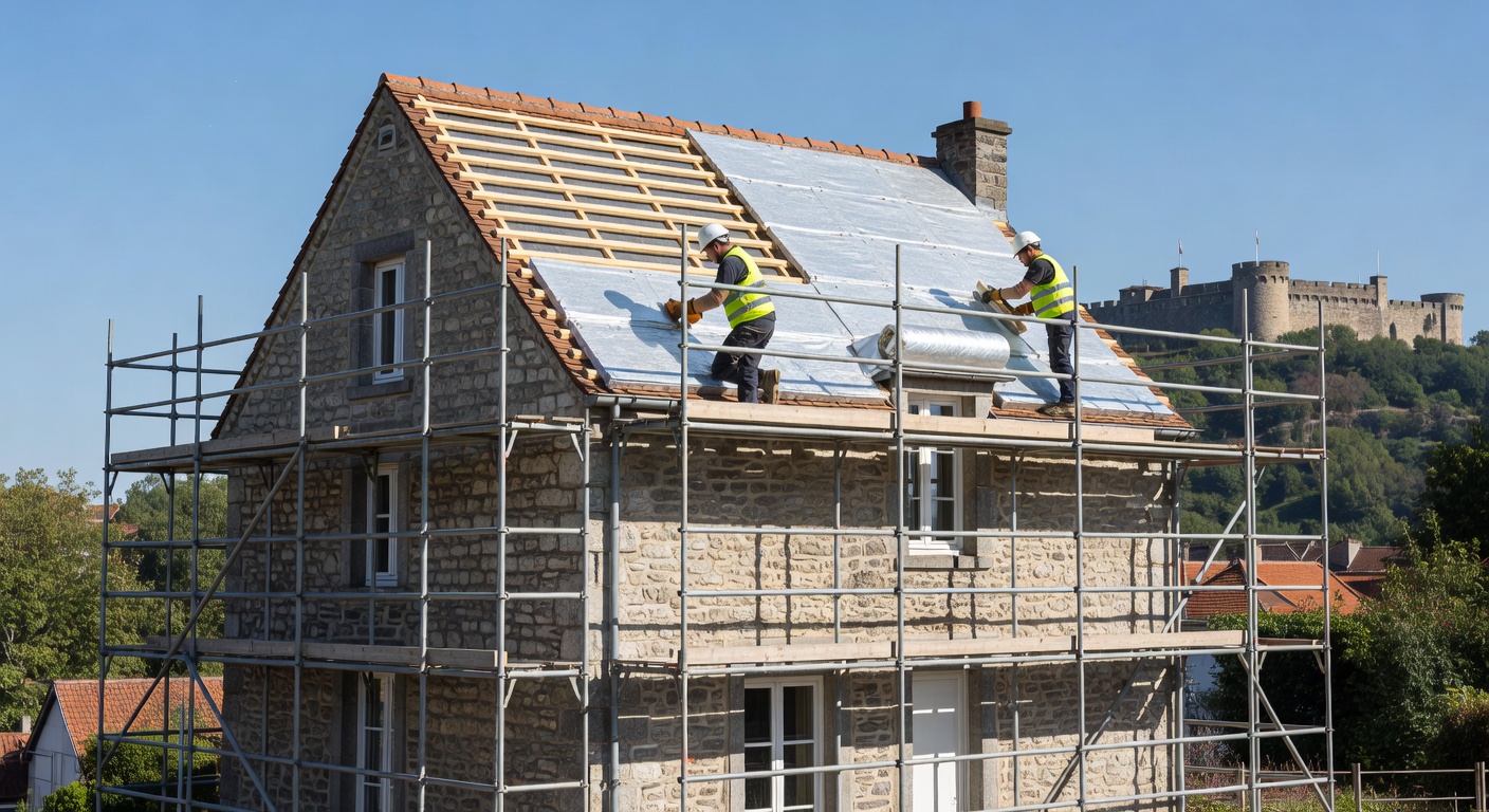 Dämmung Dacharbeiten à Namur : Preise et Angebote 2026