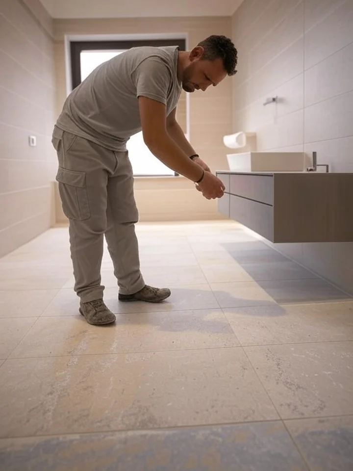 Salle de bain moderne avec douche italienne