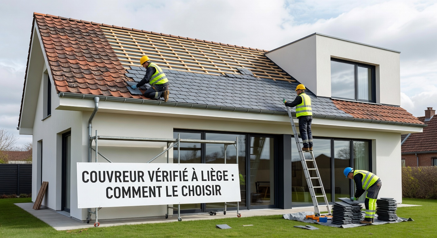 Couvreur vérifié à Liège : comment le choisir