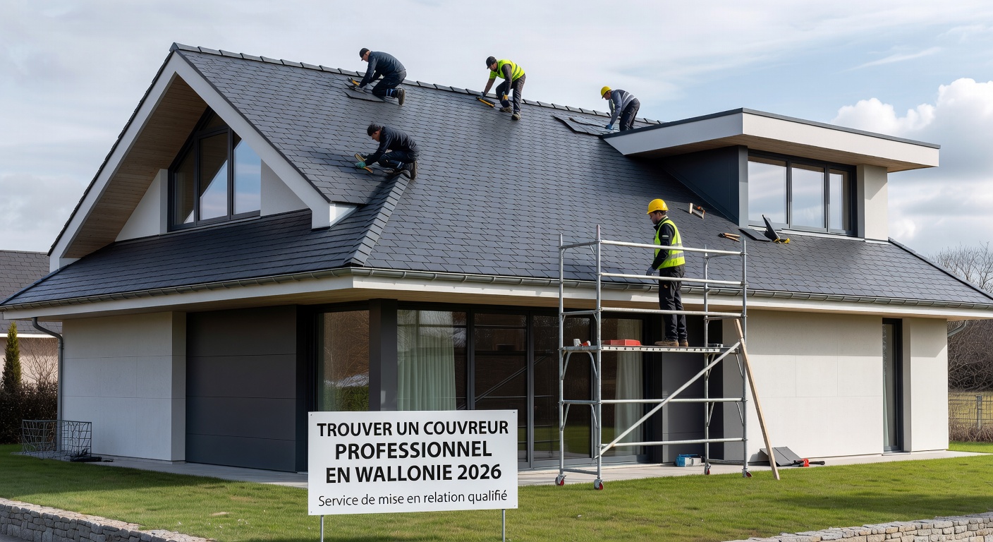 Trouver un couvreur professionnel en Wallonie 2026