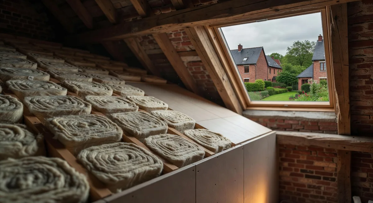 Isolation du toit 2026 : prime maximale Wallonie jusqu'à 6000€